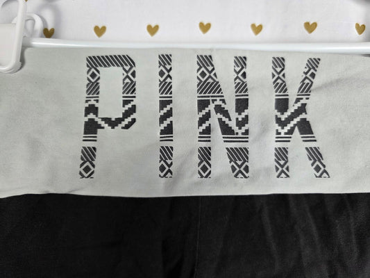 Victorias Secret PINK VTG Aztec FOLDOVER LEGGINGS Yoga Y2k MEDIUM SKINNY