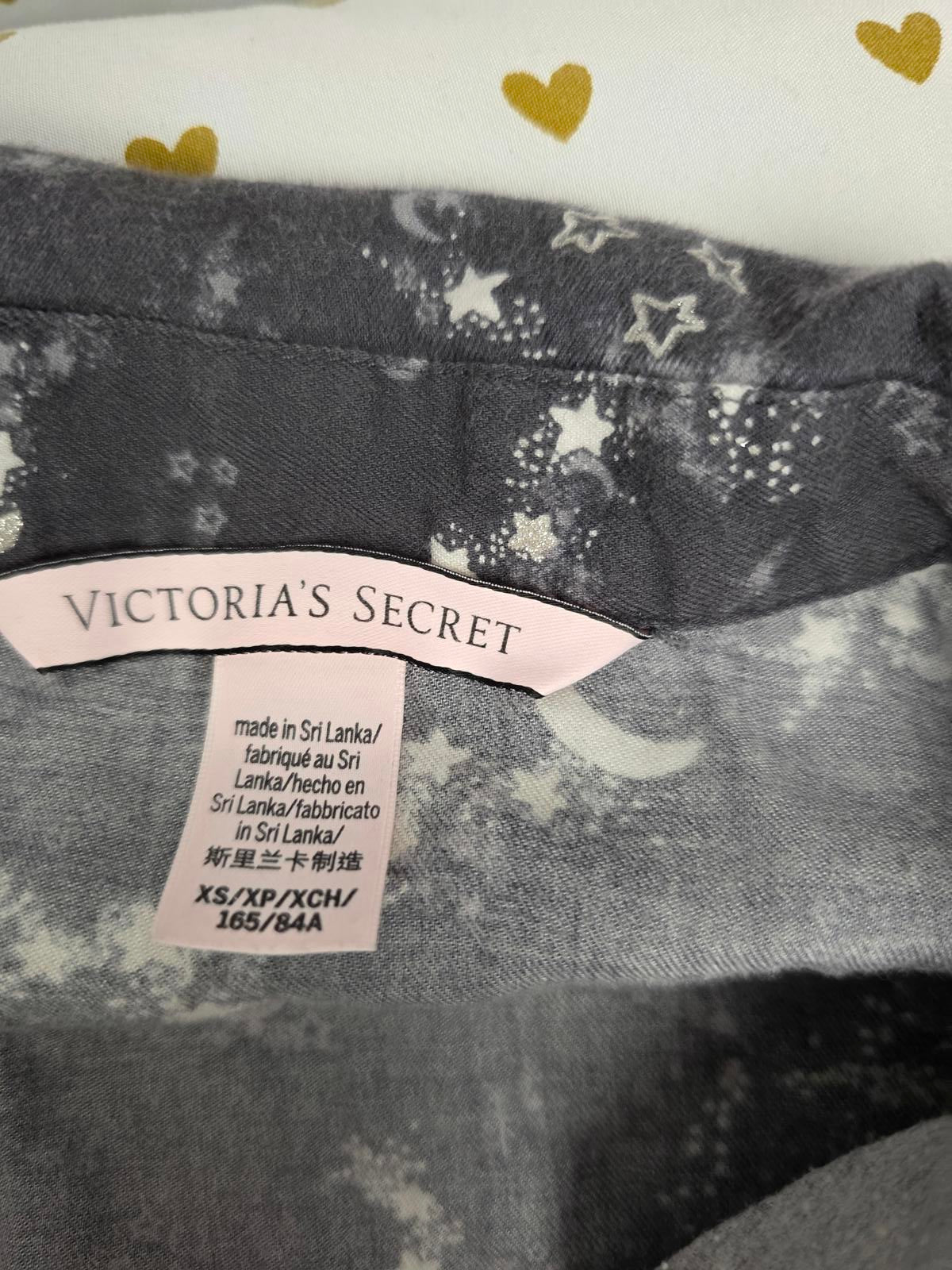 Victorias Secret Lot of 3 XS Sleep Shirts Tops Plaid Pajama PJ