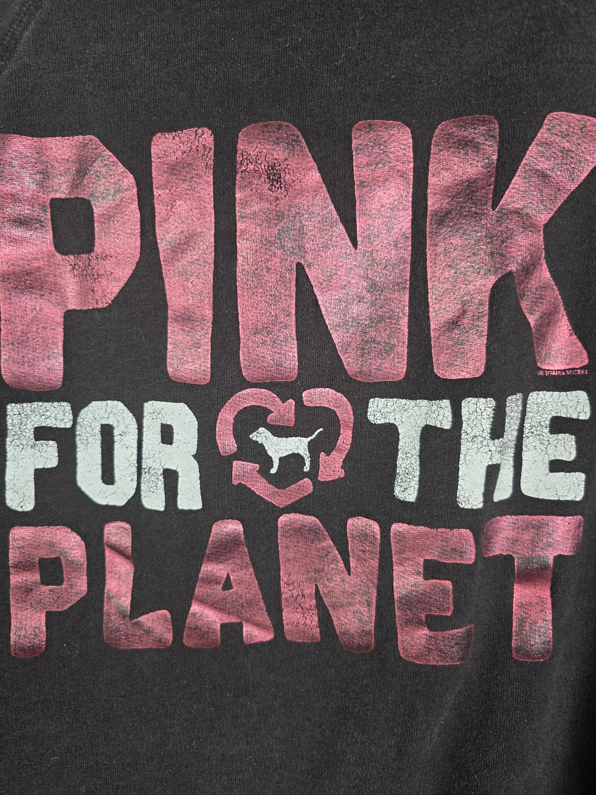 Victorias Secret Pink VINTAGE HTF XS Hoodie Sweater y2k FOR THE PLANET