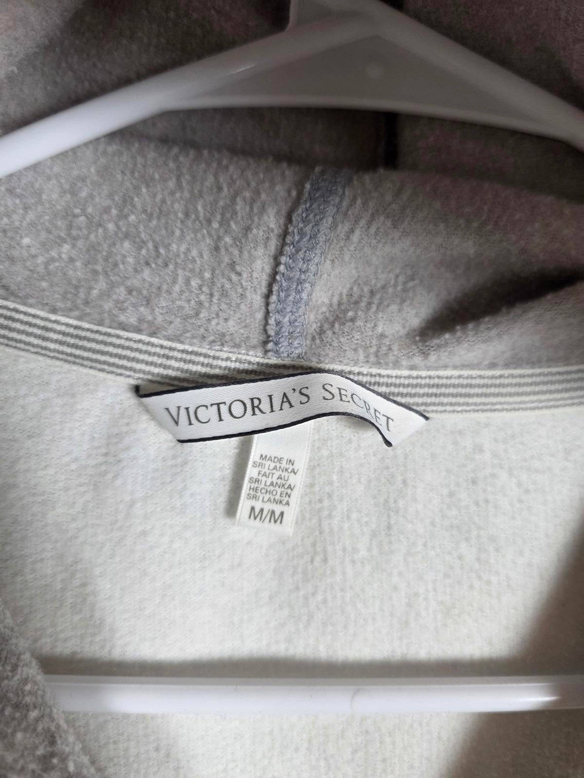 Victorias Secret WINGS Raglan Style Full Zip HOODIE Jacket Colorblock EXC Medium