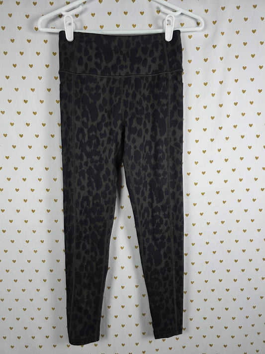Victorias Secret Leopard Cheetah Yoga Pants Leggings Active Sz 4