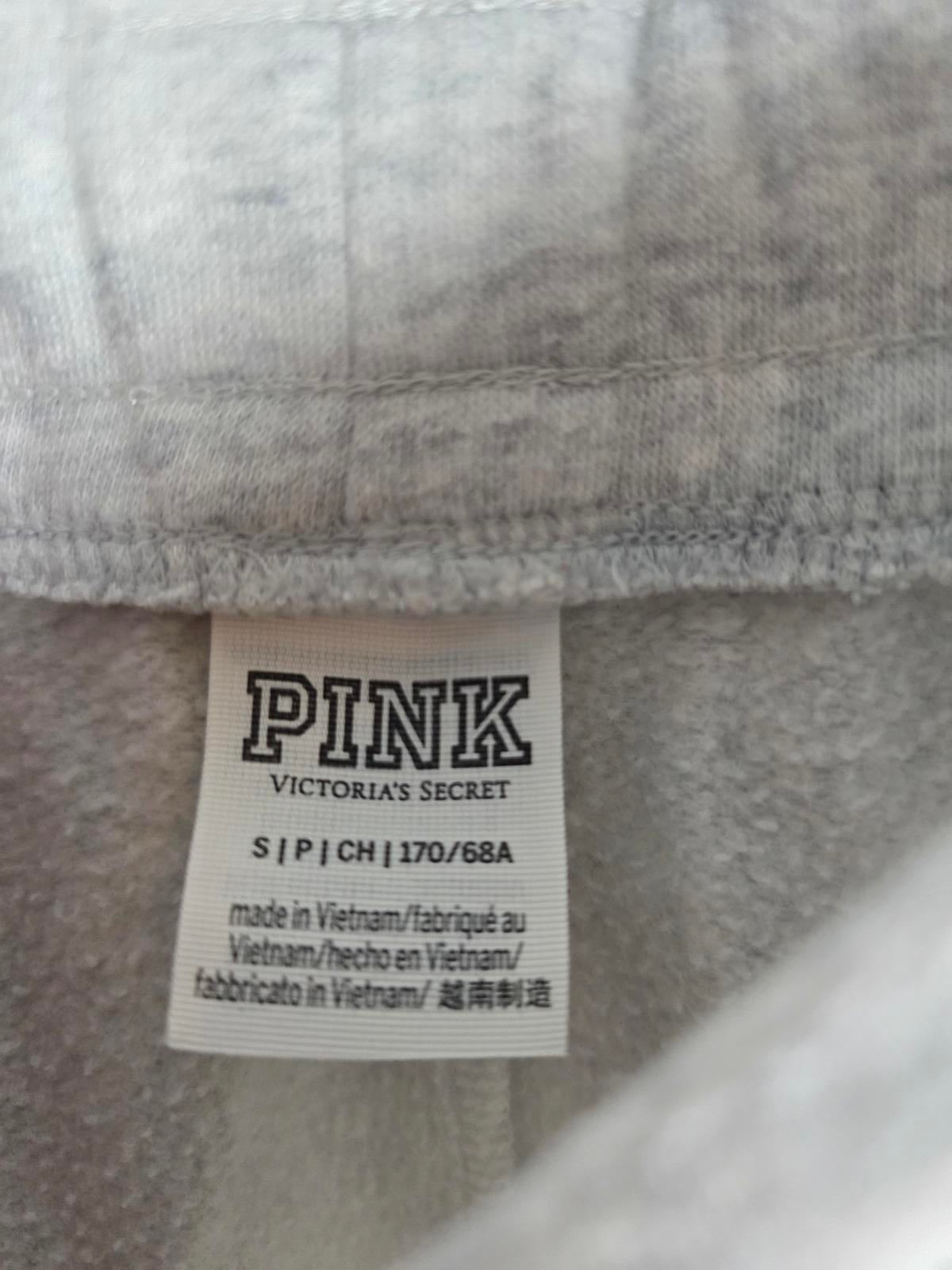 Victorias Secret PINK Gradient Joggers sweatpants Small Pockets Grey