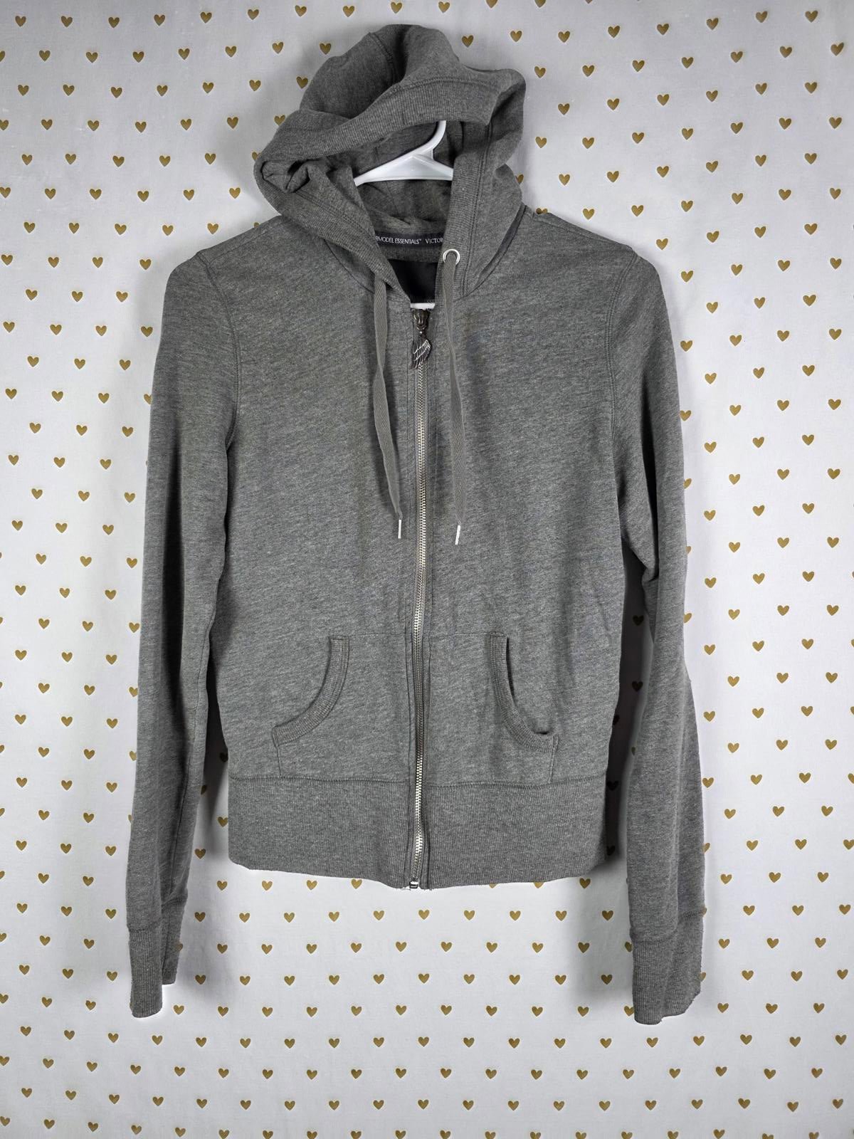 Victorias Secret Supermodel Essentials RARE Chicago Glitter Hoodie Jacket XS