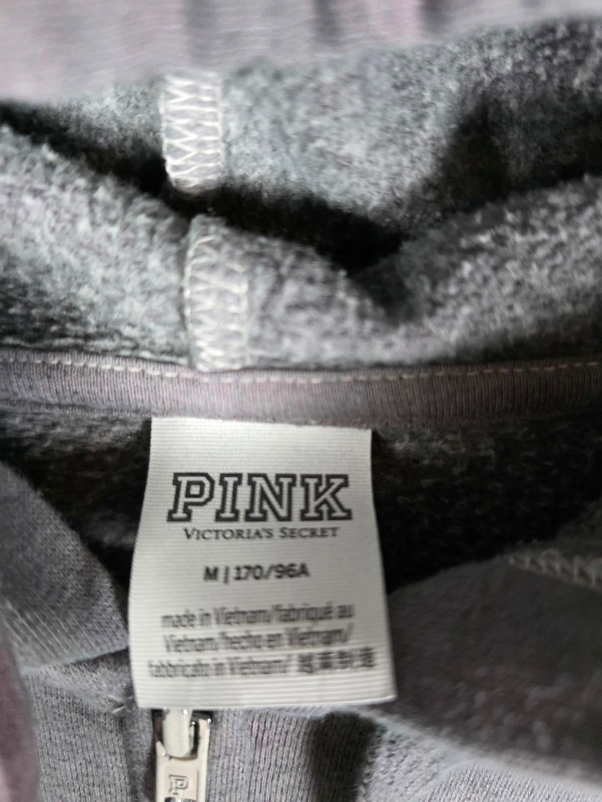 Victorias Secret Pink BLING Rhinestone LOVE  Hoodie Jacket Tye Dye MEDIUM