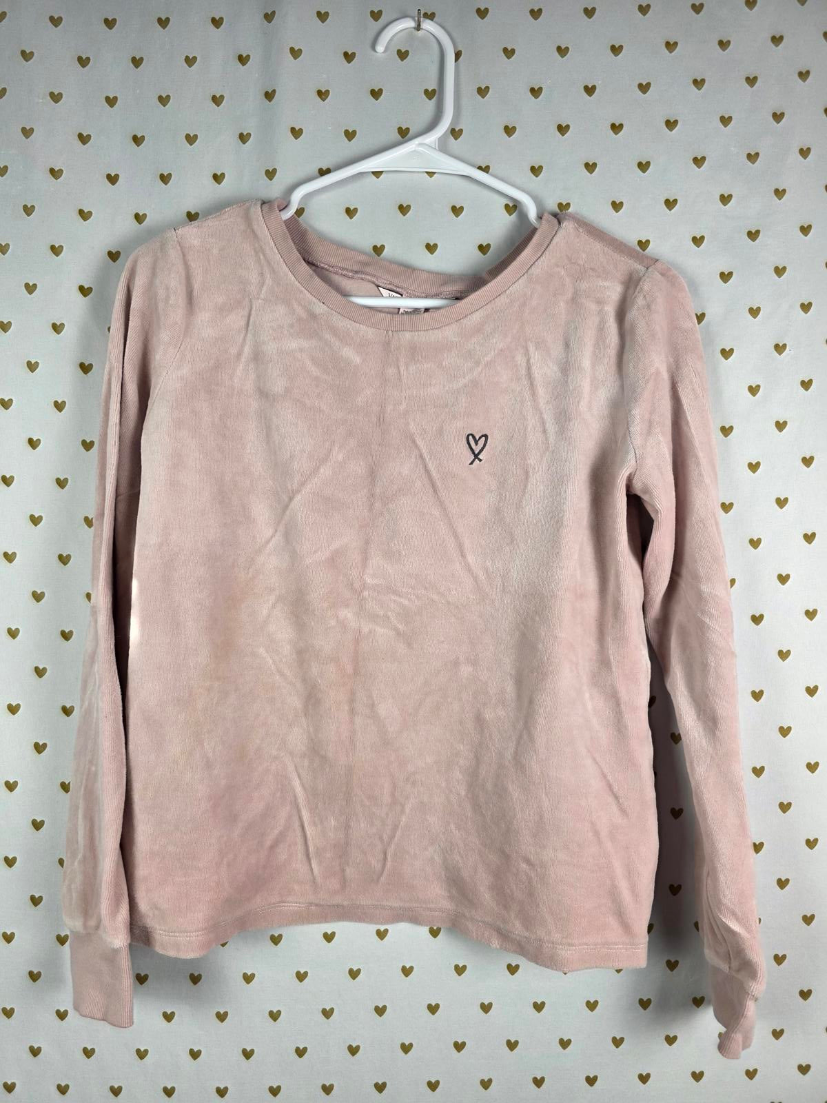Victorias Secret Velour Open Back Sexy Long Sleeve sweater shirt SMALL Pink