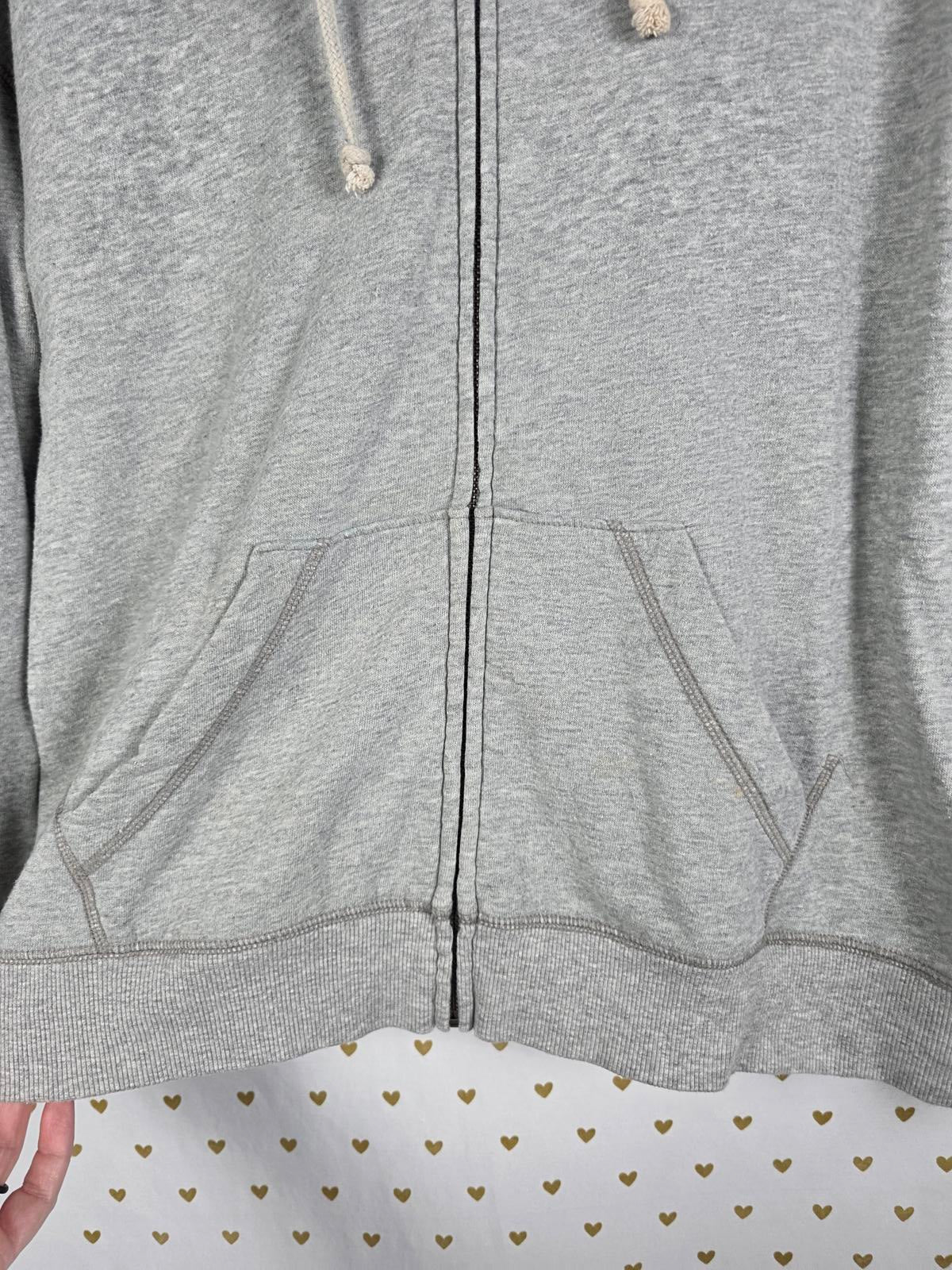 Victorias Secret Pink LOVE Full zip VINTAGE Hoodie Jacket Y2K SMALL