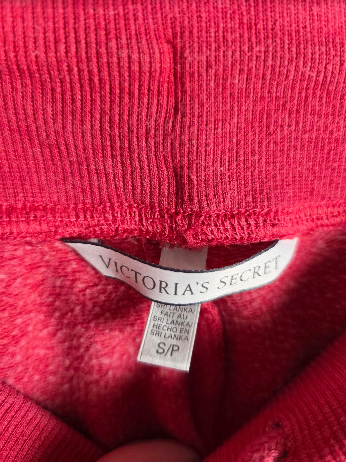 Victorias Secret ANGELS Red WINGS Joggers Sweatpants Straight Leg SMALL