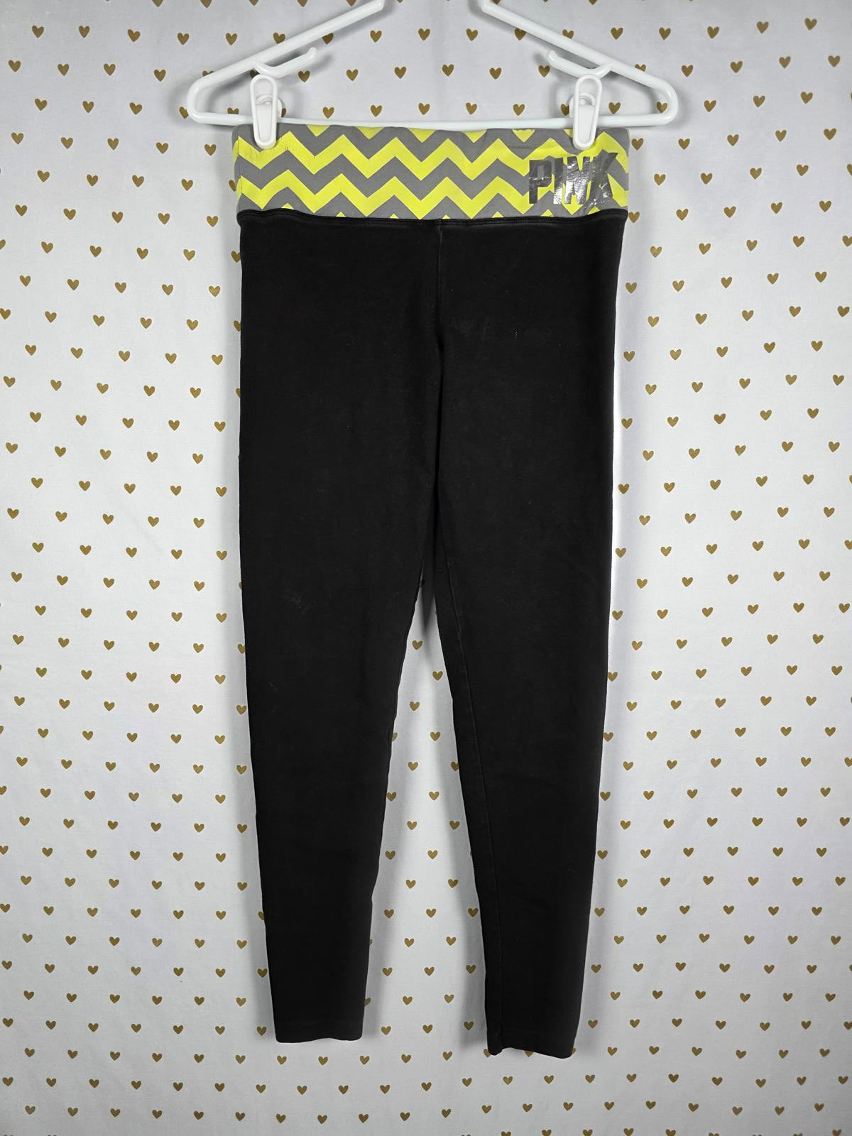 Victorias Secret PINK High Waist Chevron Yoga Pants Leggings xs Skinny