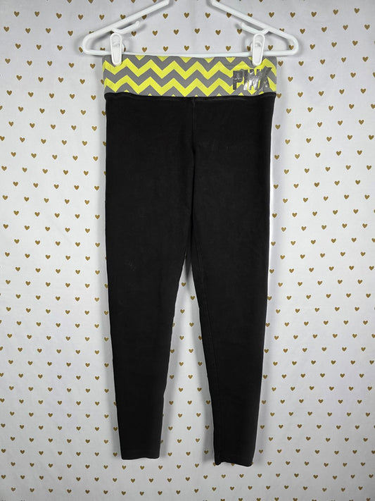 Victorias Secret PINK High Waist Chevron Yoga Pants Leggings xs Skinny
