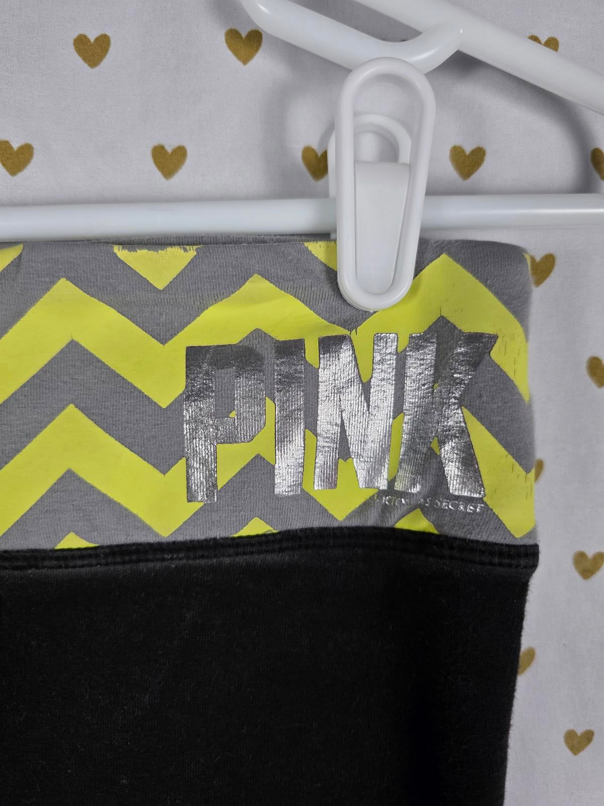 Victorias Secret PINK High Waist Chevron Yoga Pants Leggings xs Skinny