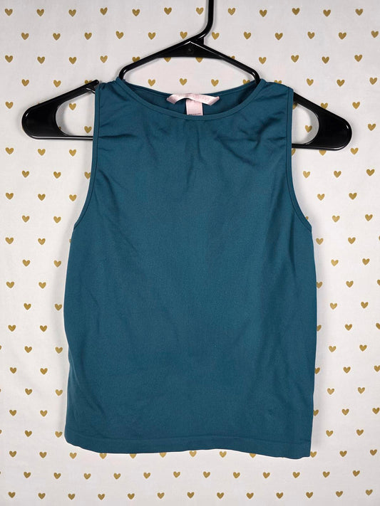 Victorias Secret VINTAGE Y2k Emerald tank Top MEDIUM Cropped 2003