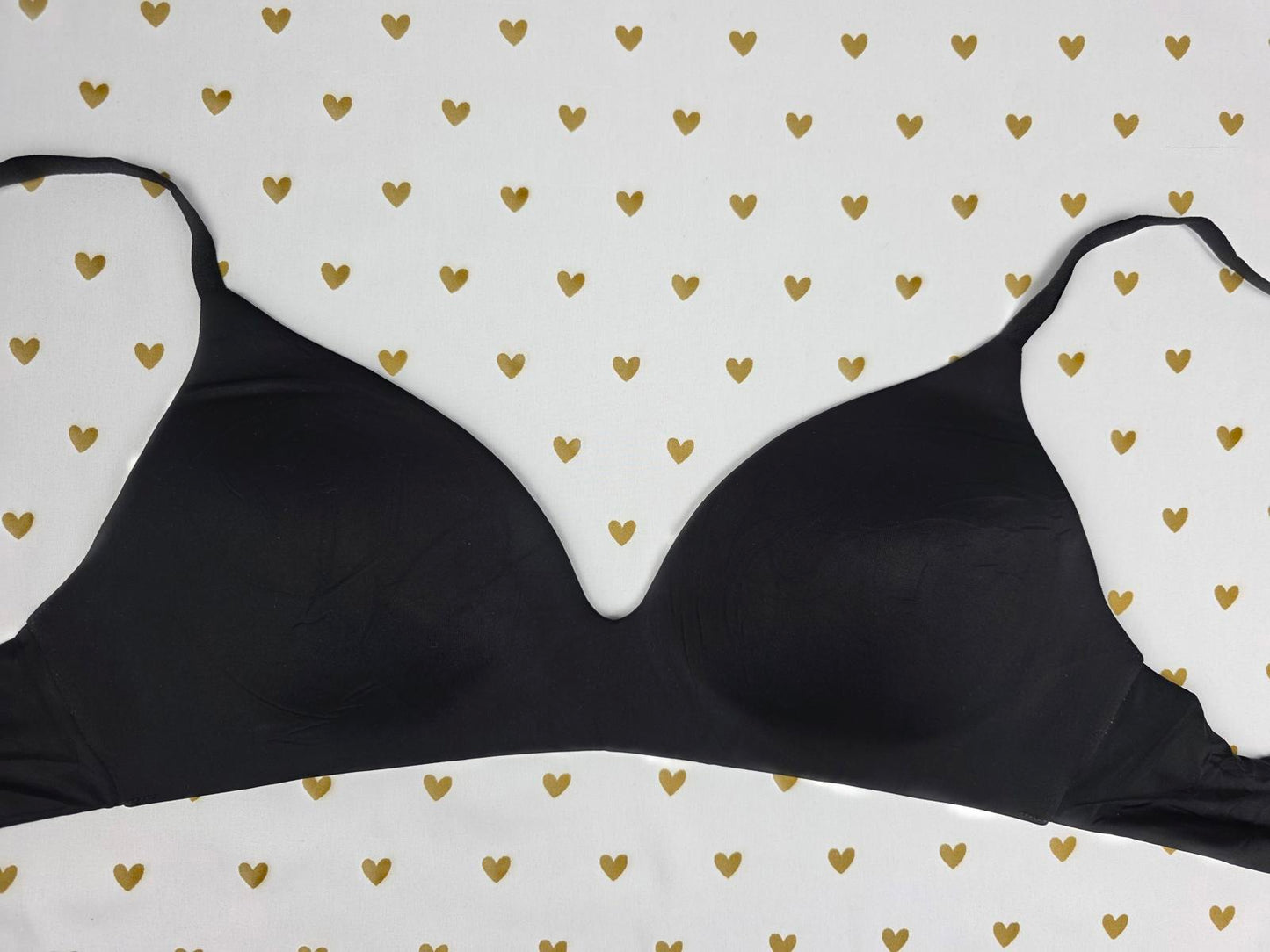 Victorias Secret Black T Shirt Wireless No Wire Lightly Lined Bra  34C
