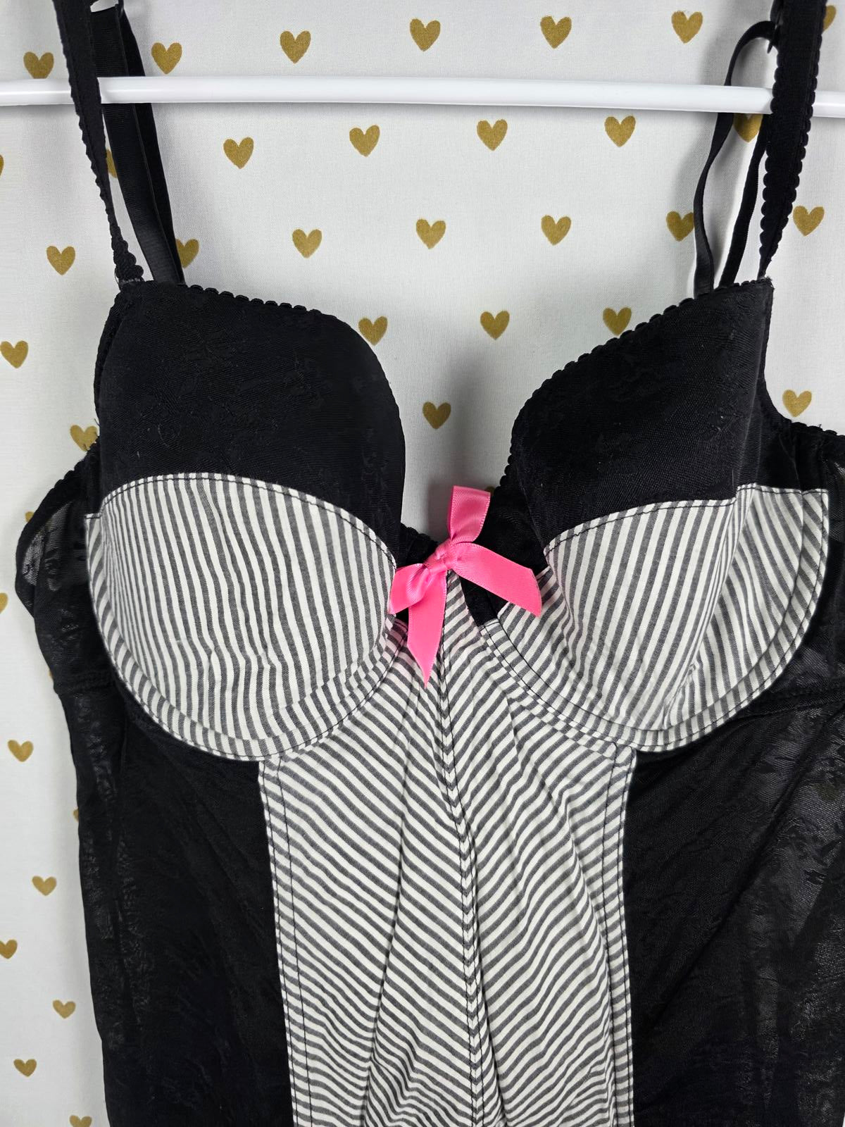 SEXY LITTLE THINGS Large Sexy Coquette Lingerie Push Up Bustier Top Underwire