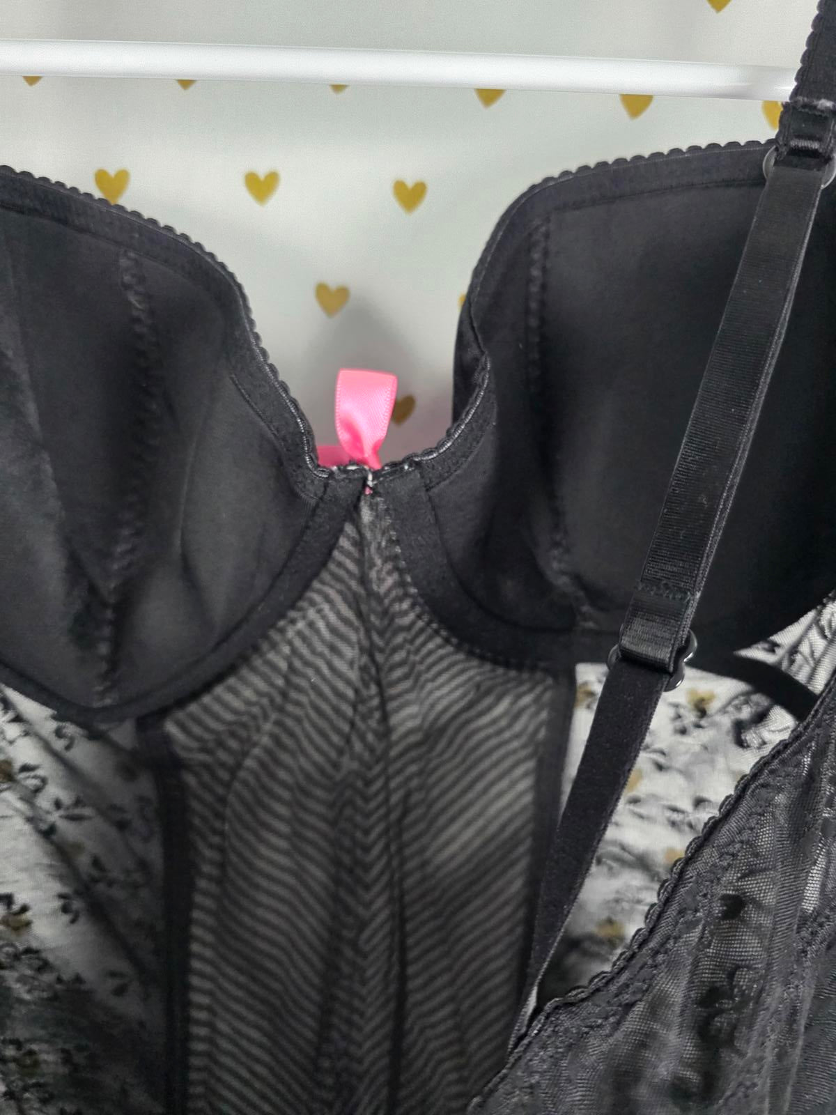 SEXY LITTLE THINGS Large Sexy Coquette Lingerie Push Up Bustier Top Underwire