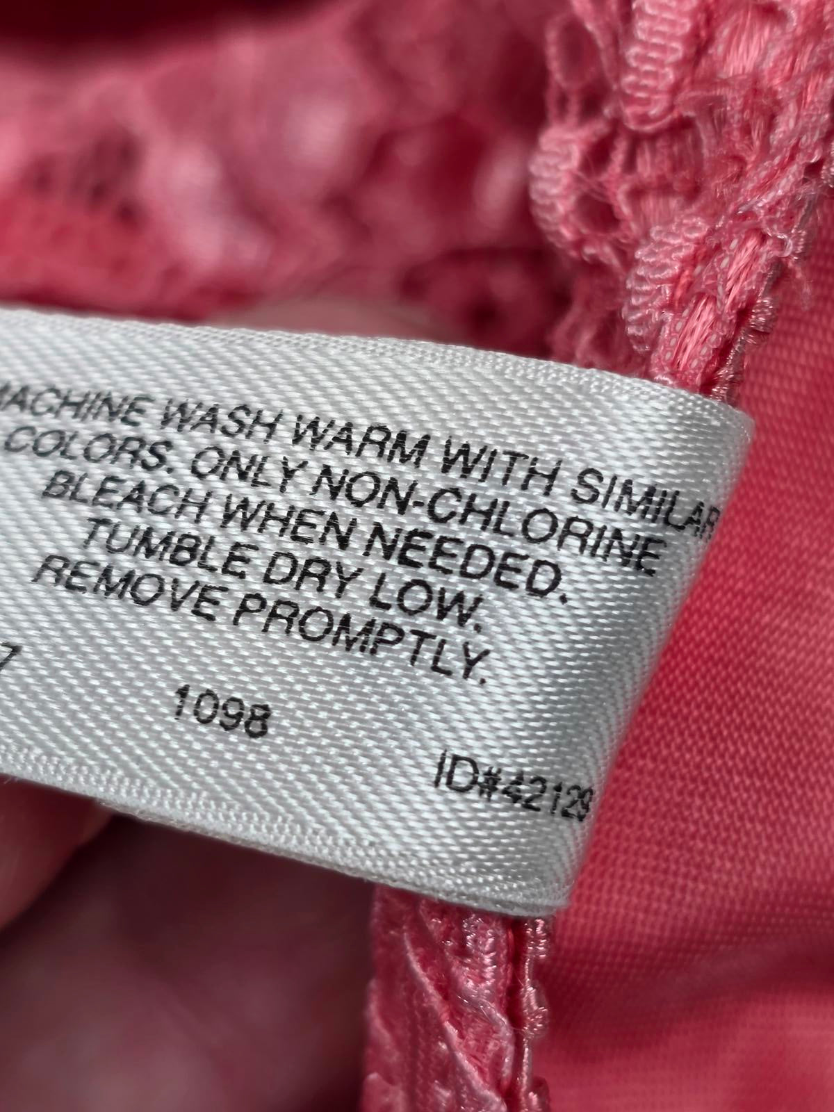 Victorias Secret Thong Cheeky Lace Cover VINTAGE Large Heart Label Panties