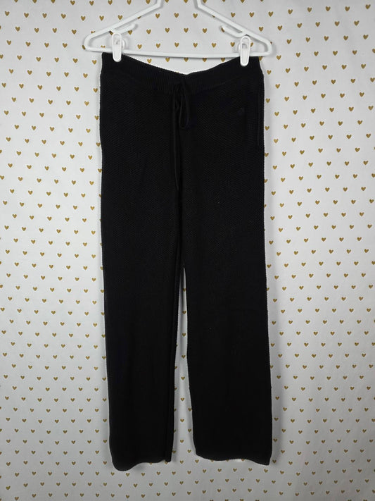 Victorias Secret PINK Waffle Knit THICK HEAVY Flare Pocket Joggers MEDIUM