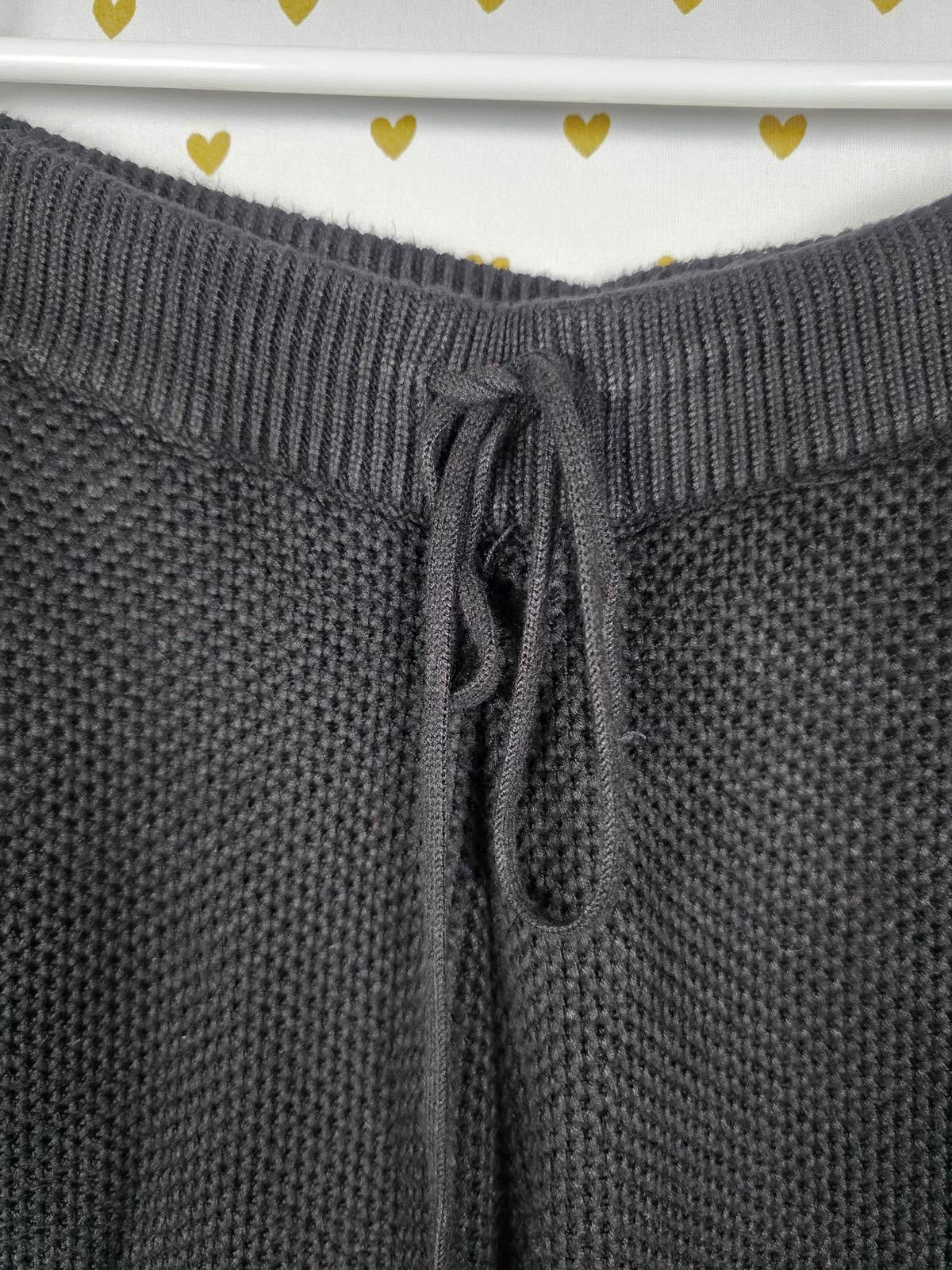 Victorias Secret PINK Waffle Knit THICK HEAVY Flare Pocket Joggers MEDIUM