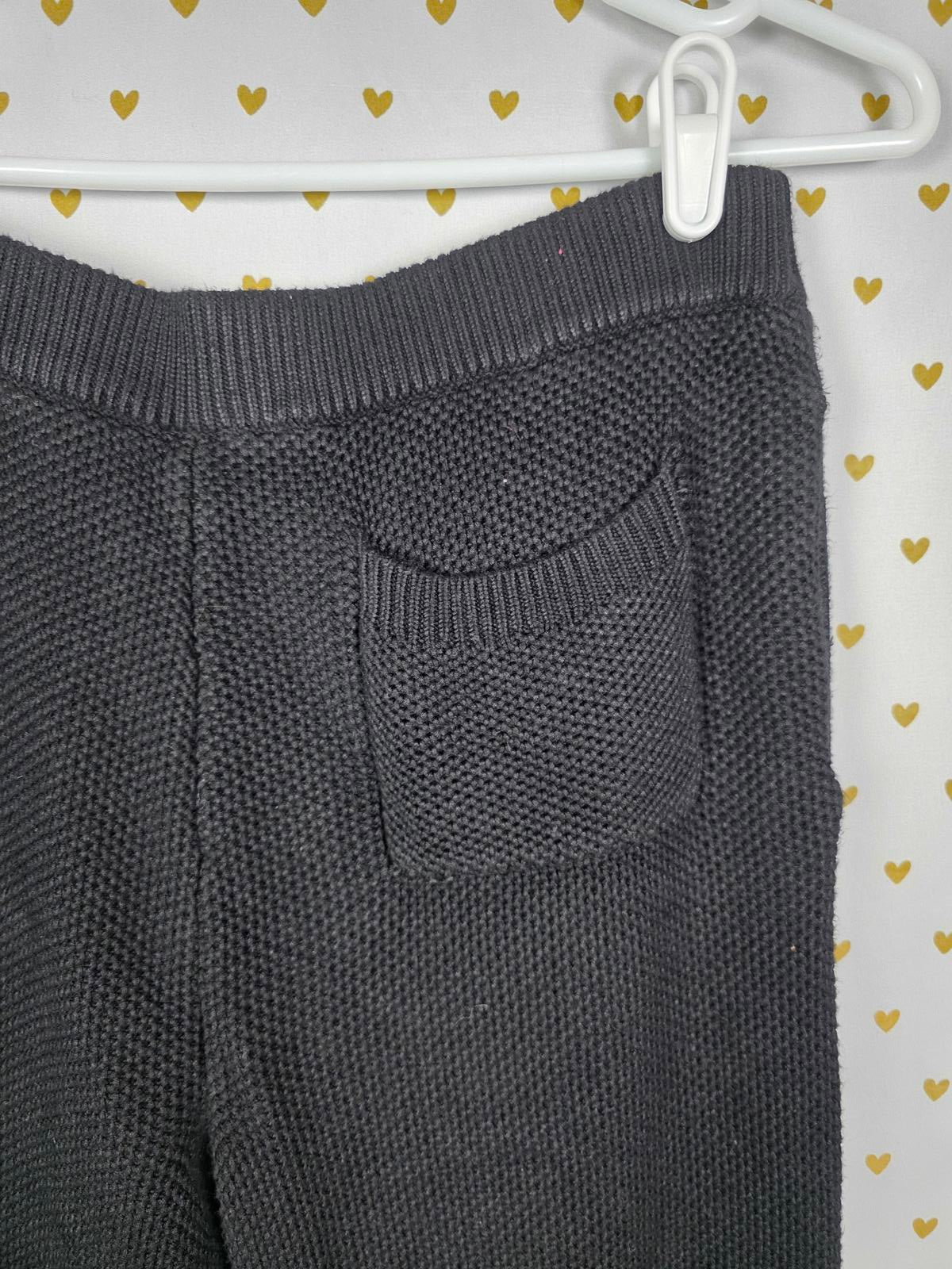 Victorias Secret PINK Waffle Knit THICK HEAVY Flare Pocket Joggers MEDIUM
