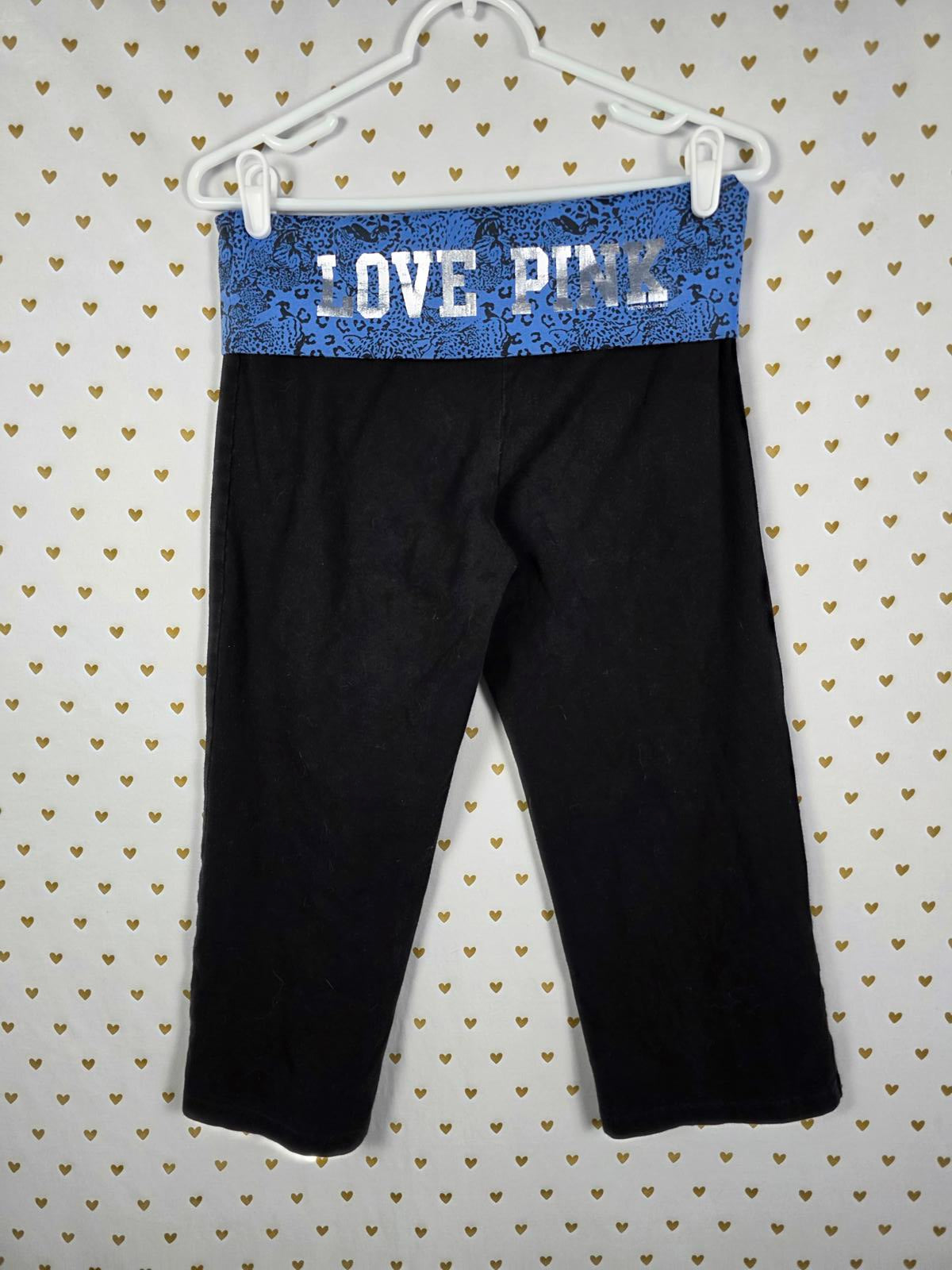 Victorias Secret PINK VINTAGE Foldover Yoga Pants VINTAGE MEDIUM