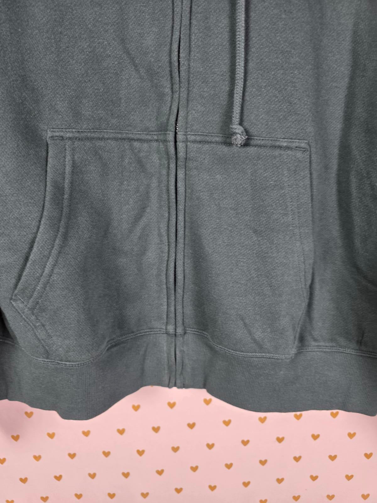 Victorias Secret Pink GREEN NEW NWT Full Zip Hoodie Jacket SMALL Crest Varsity