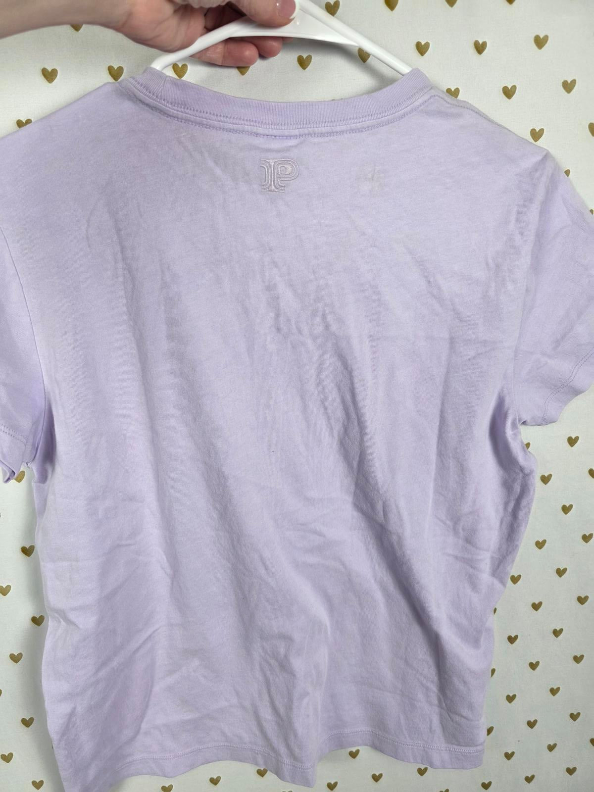 Victorias Secret PINK  Purple NEW NWT Cropped Tee Shirt XS