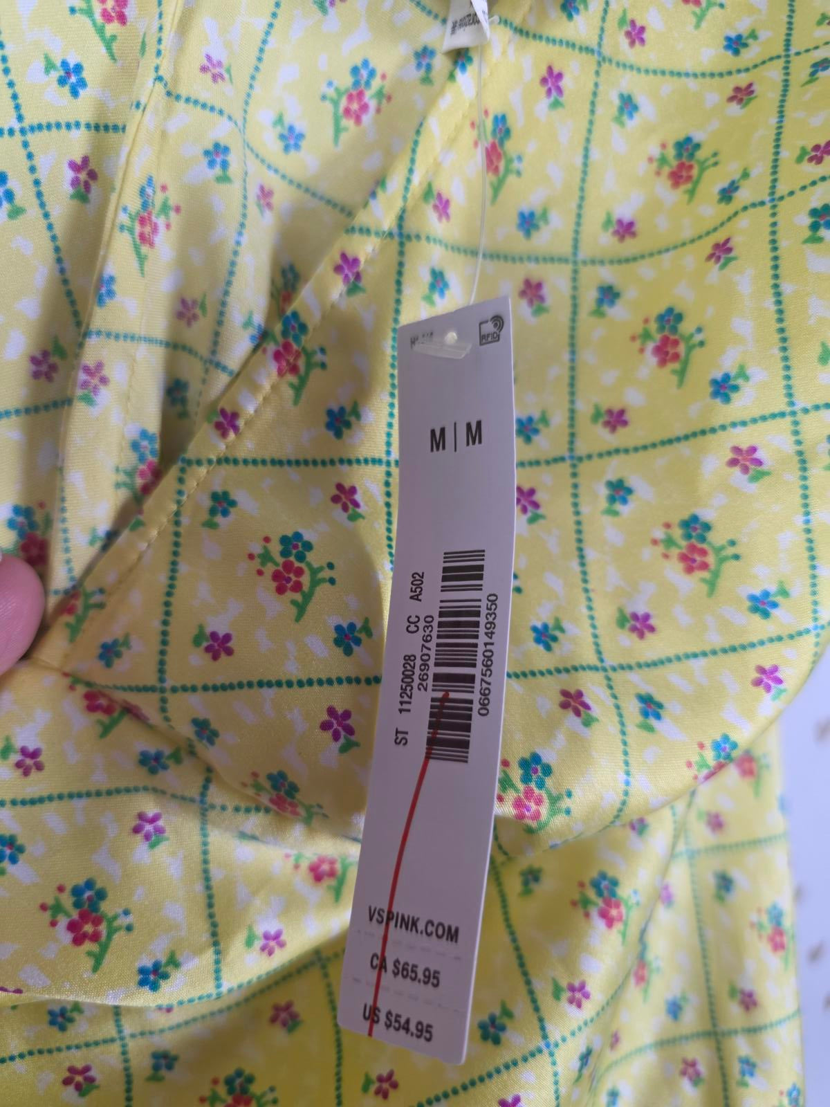 Victorias Secret PINK BY FRANKIES BIKINIS Springtime Satin Dress NEW NWT MEDIUM