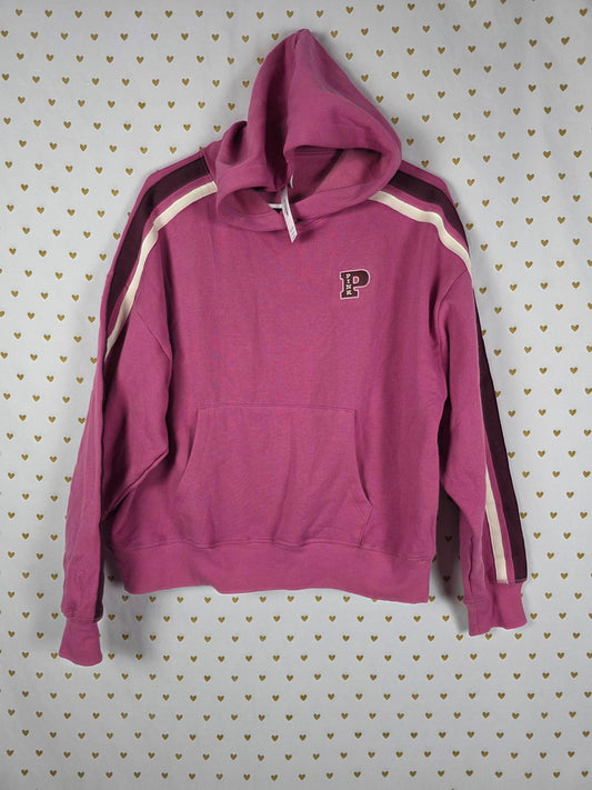 Victorias Secret Pink NEW NWT Logo Pullover Hoodie Sweater MEDIUM