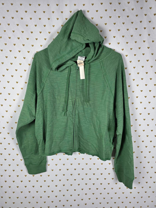 Victorias Secret Pink Green Full Zip NEW NWT Hoodie Jacket MEDIUM