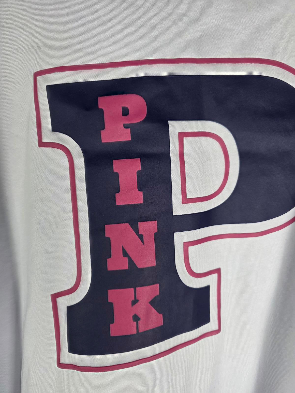 Victorias Secret Pink NEW NWT SET 2XL XXL Long Sleeve Tee Shirt & SWEATER Hoodie