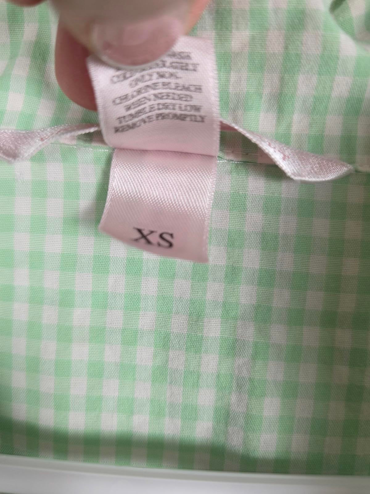 Victorias Secret VINTAGE Plaid Gingham Pajama Set Pants Shirt Long Sleeve '99 XS