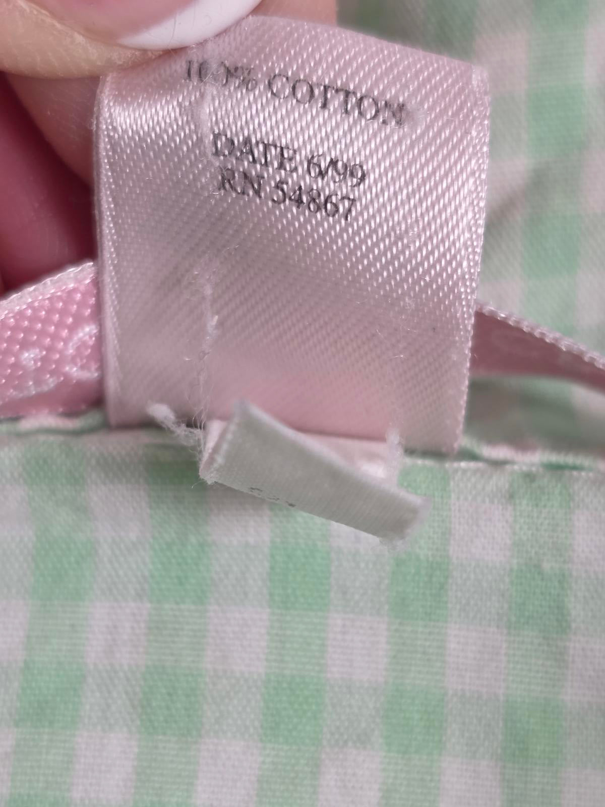 Victorias Secret VINTAGE Plaid Gingham Pajama Set Pants Shirt Long Sleeve '99 XS
