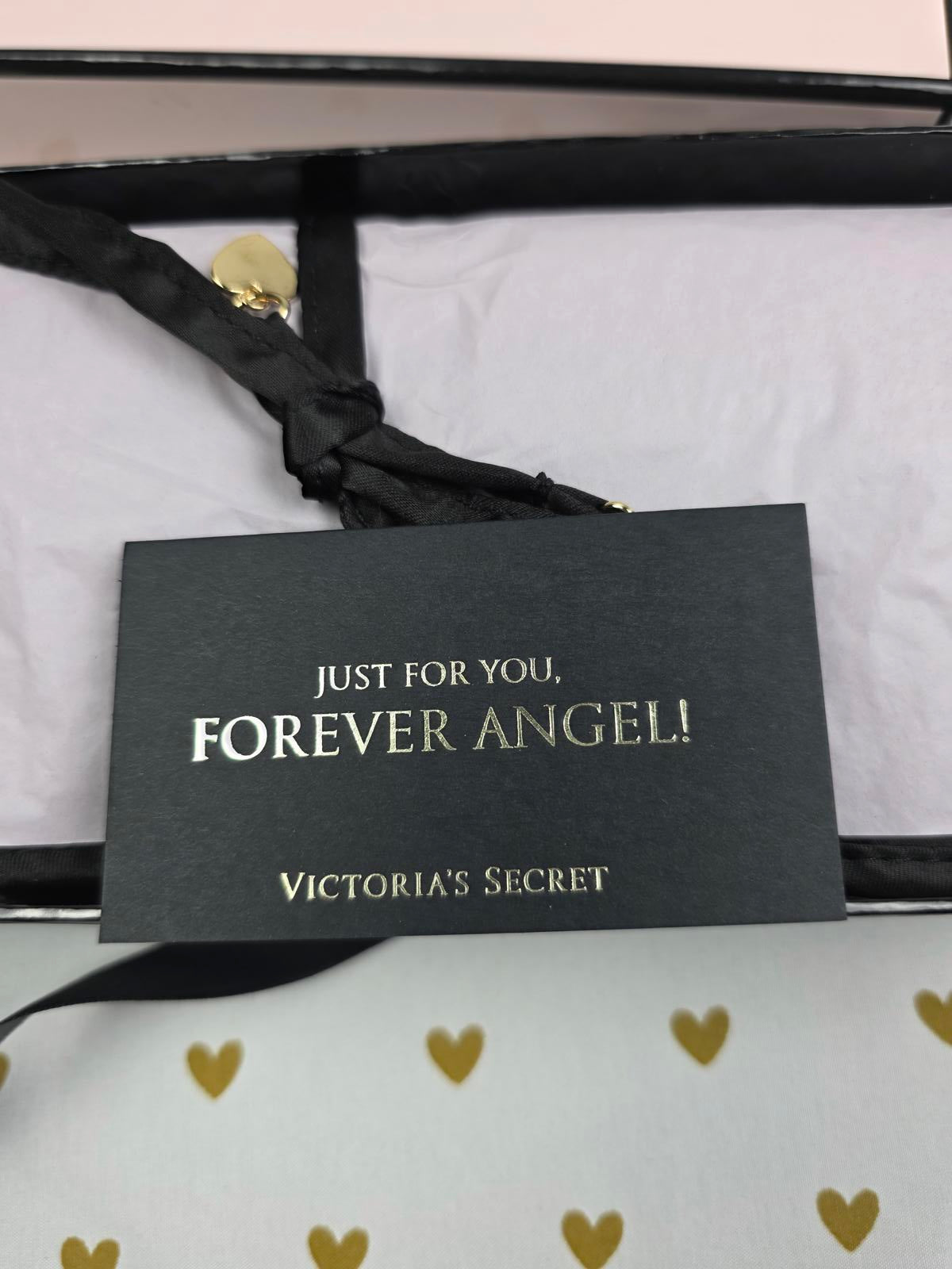 NWT Victoria's Secret Black Limited Edition Jewelry Travel Case Bag in BOX $65