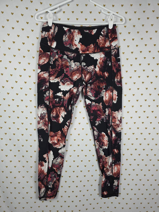 Victorias Secret SPORT Knockout Leggings Floral ankle Active Pants MEDIUM