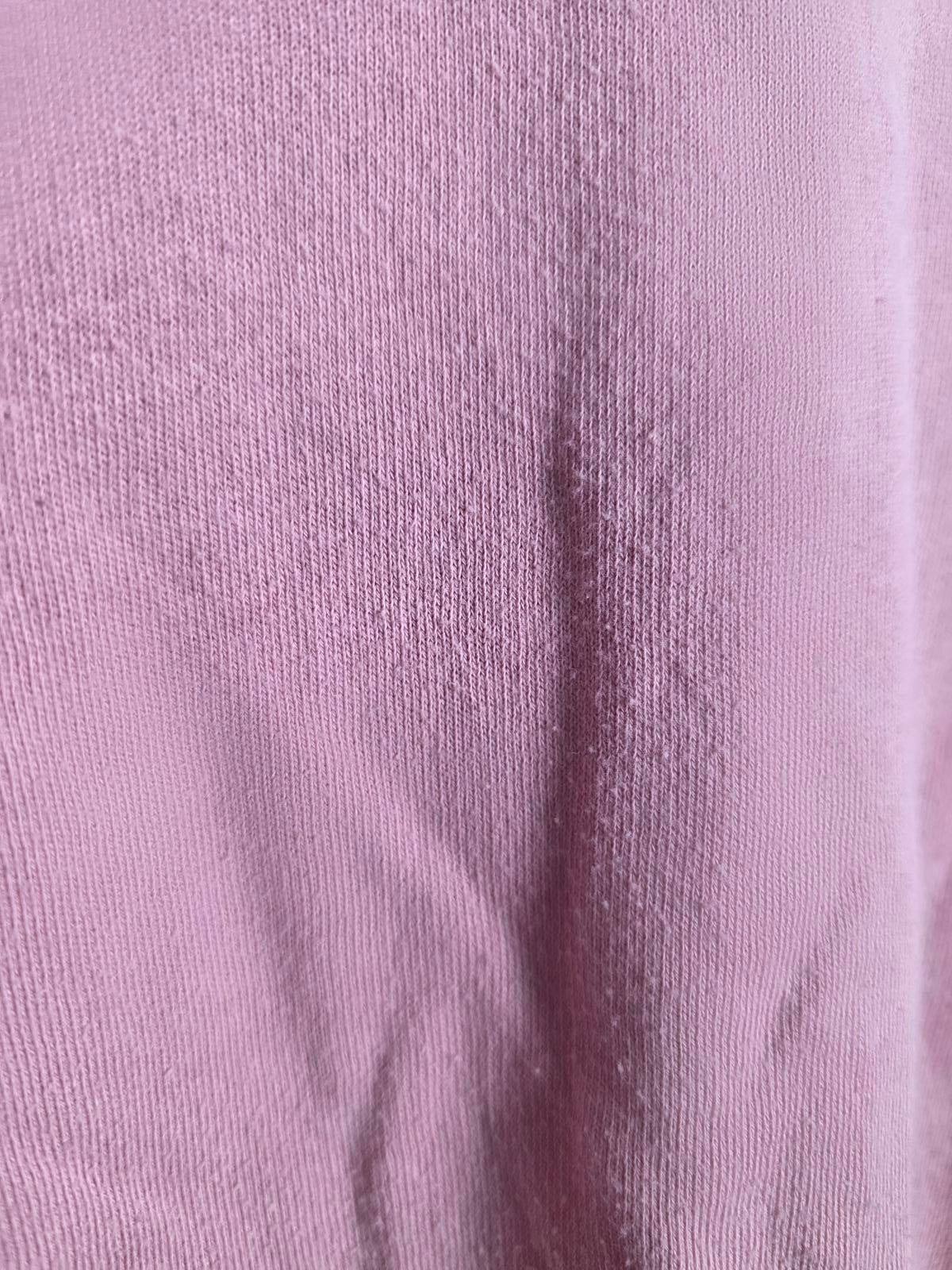 Victorias Secret Pink Sherpa Lined Hood Dog Logo LOVE Full zip sweater Jacket M