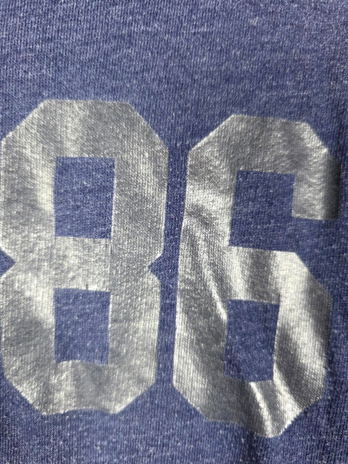 Victorias Secret Pink Vintage Quarter Zip Y2k Sweater Shirt Blue MEDIUM