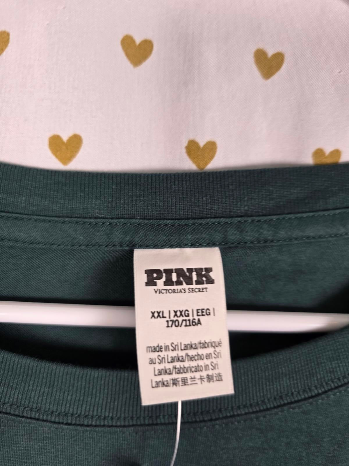 Victorias Secret DOES THIS COME IN PINK Long sleeve green Shirt NEW NWT  XXL