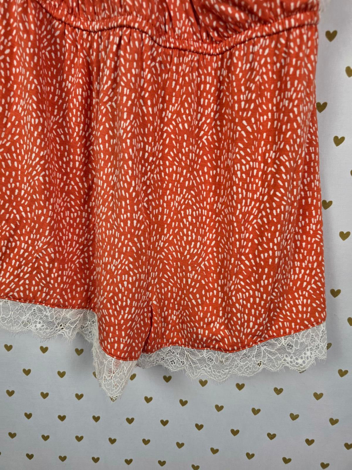 Gilligan Omalley NEW NWT XS Spotted Super Soft Romper