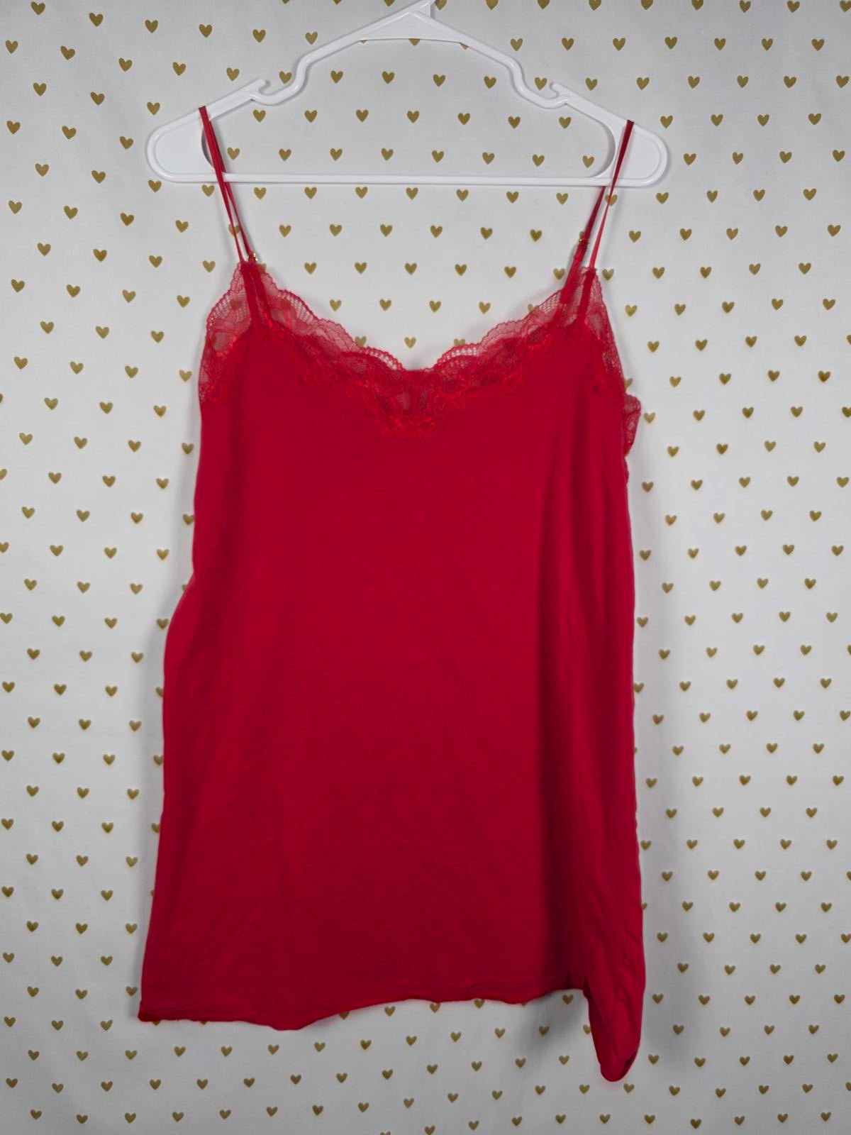 Victorias Secret Red Super Soft Dress Nightie Lingerie Sleep SMALL