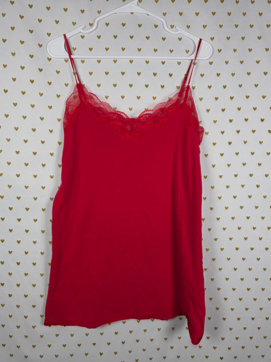 Victorias Secret Red Super Soft Dress Nightie Lingerie Sleep SMALL