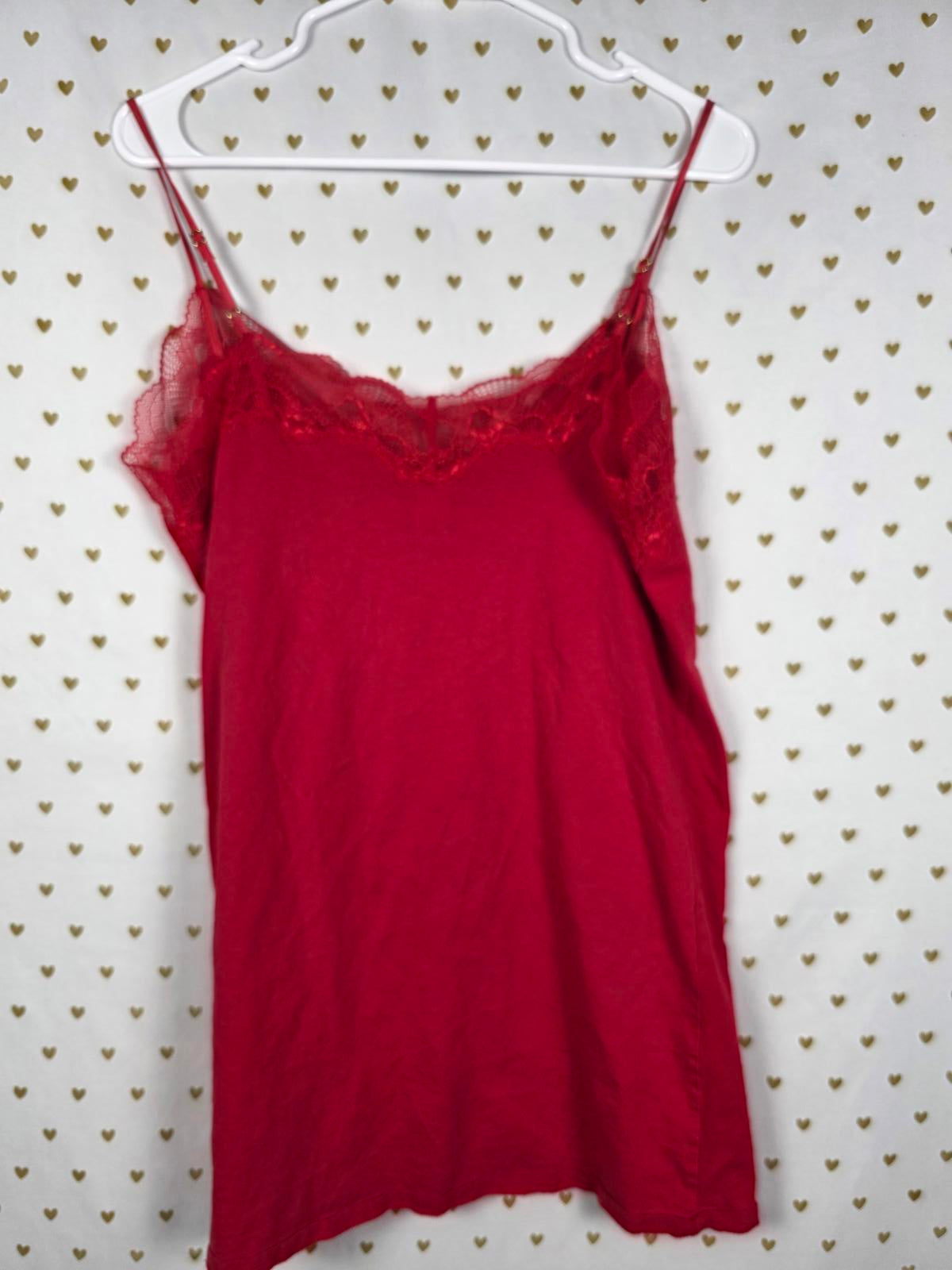 Victorias Secret Red Super Soft Dress Nightie Lingerie Sleep SMALL