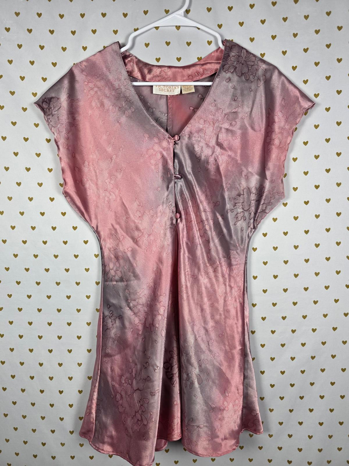Victorias Secret VINTAGE Gold Label Satin Silky Slip Dress SMALL