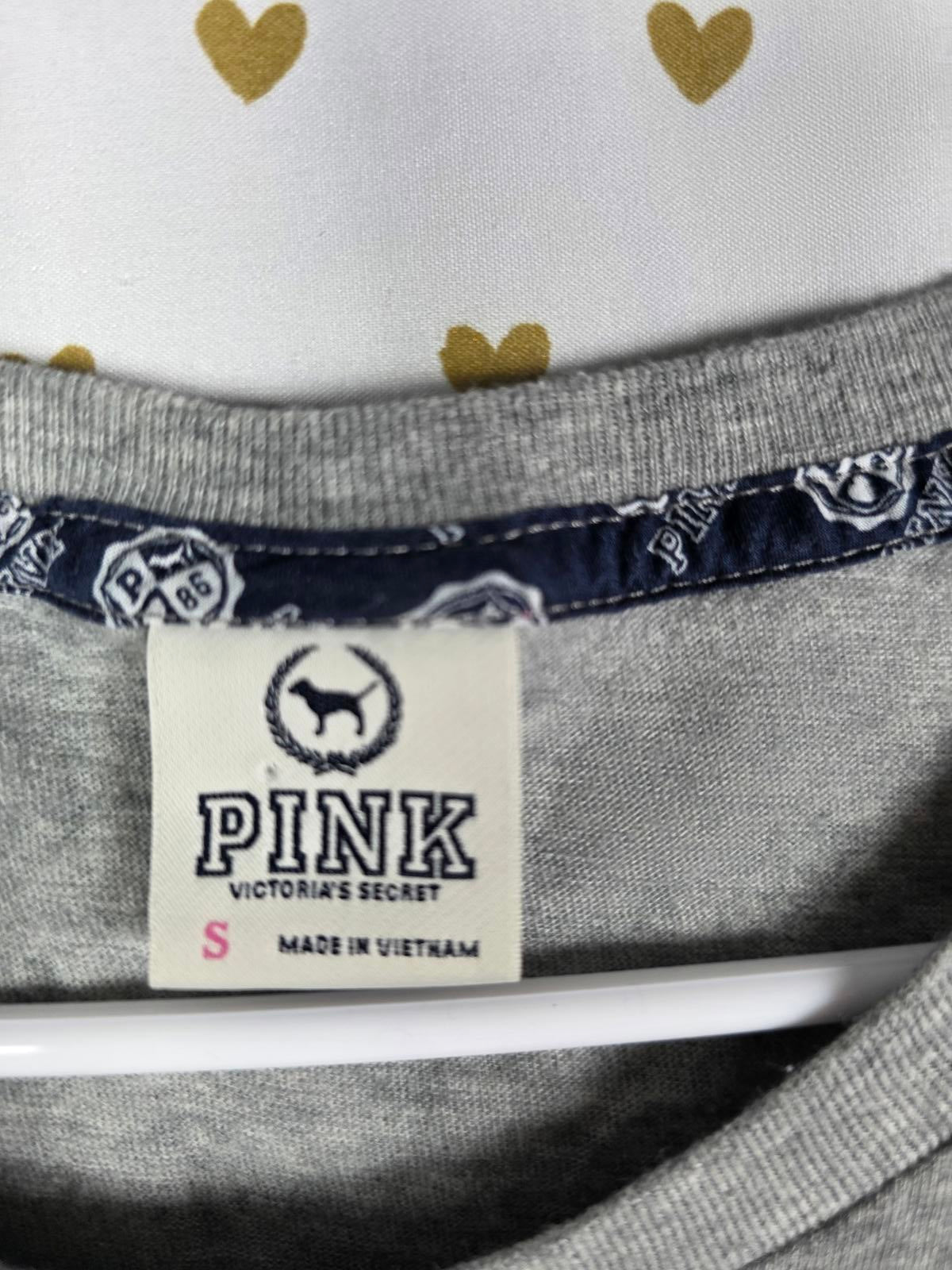 Victorias Secret MAKE PINK NOT WAR Vintage Tee Shirt PEACE SMALL