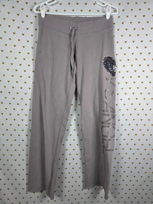 Victorias Secret Bling Heart ANGEL Straight Sweatpants XS Supermodel Essentials