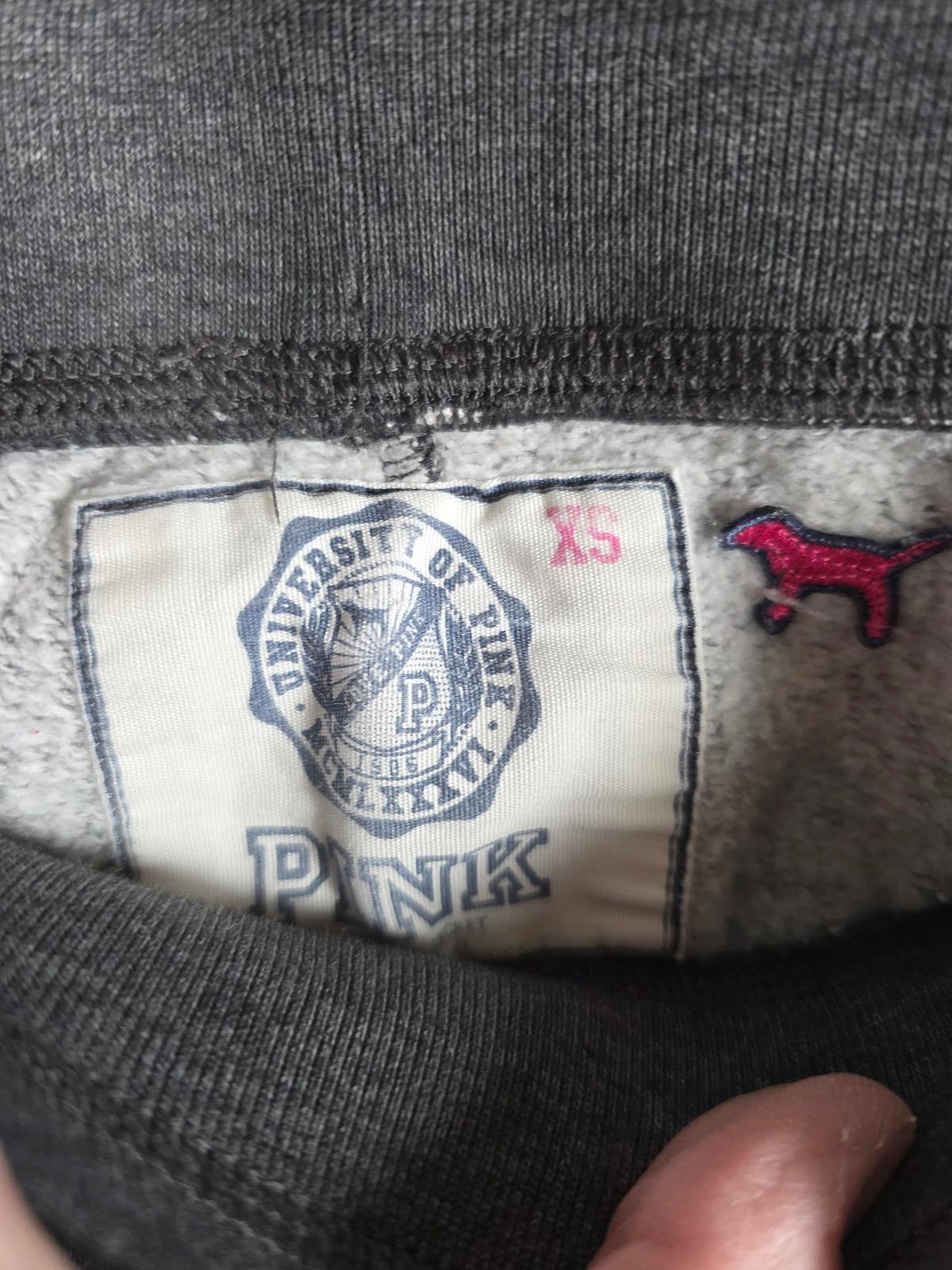 Victorias Secret PINK Cropped Capri Vintage Joggers Sweatpants LOVE Xs