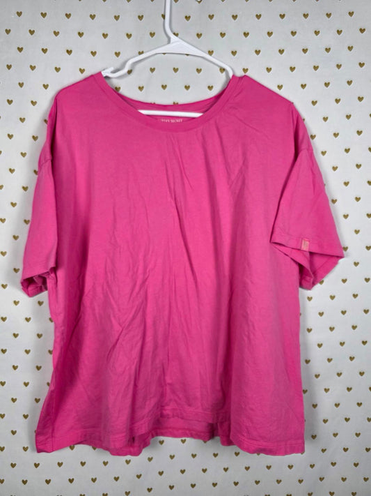 Victorias Secret Oversized XXL 2X PINK Tee Shirt Soft