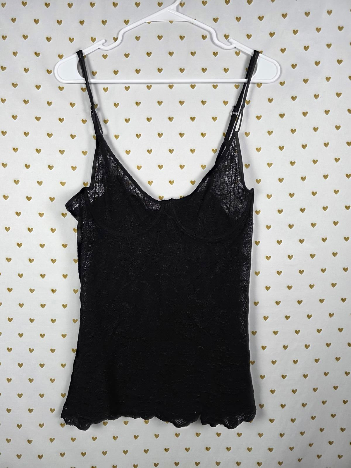 Victorias Secret Sexy Sheer Black Stretchy Lace Babydoll Nightie Lingerie Dress