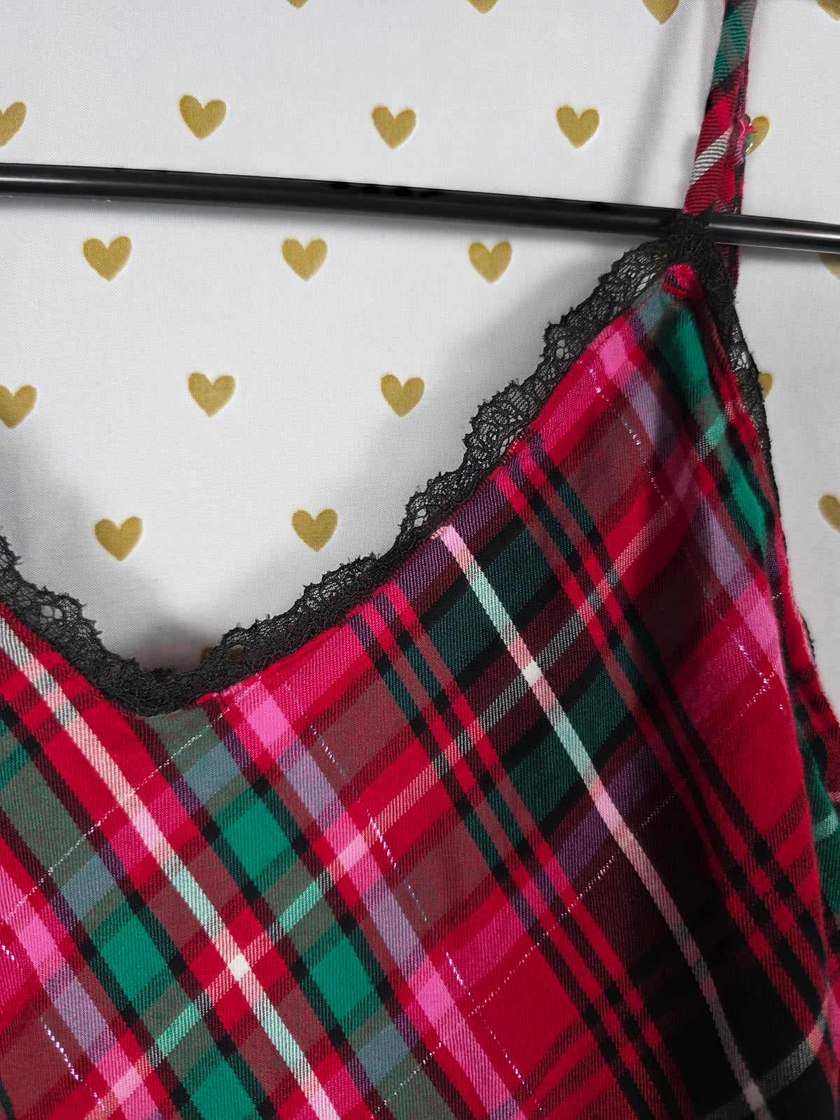 Victorias Secret Plaid Pajama Sleep Dress Nightie PJ XS