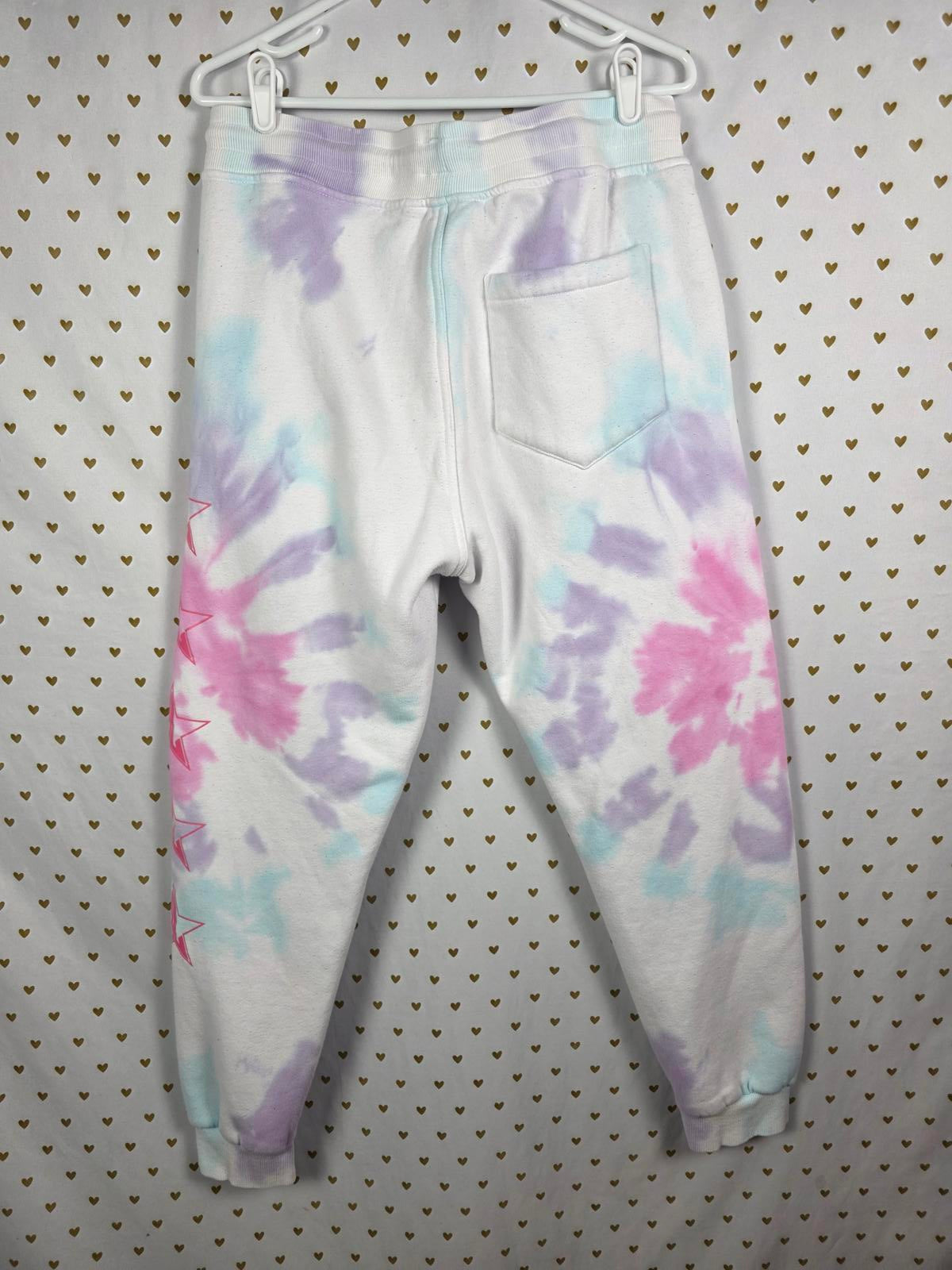 Jeffree Star cosmetics snowcone tye dye joggers sweatpants MEDIUM