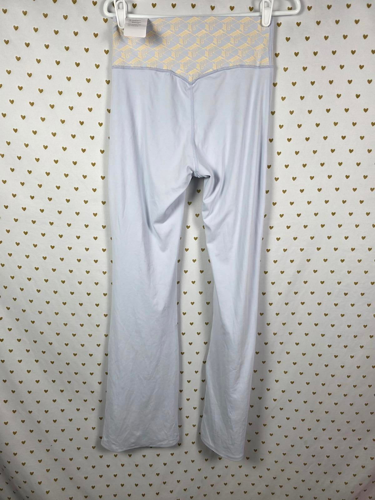 Victorias Secret PINK NEW Nwt Light Blue high Rise flare leggings LARGE