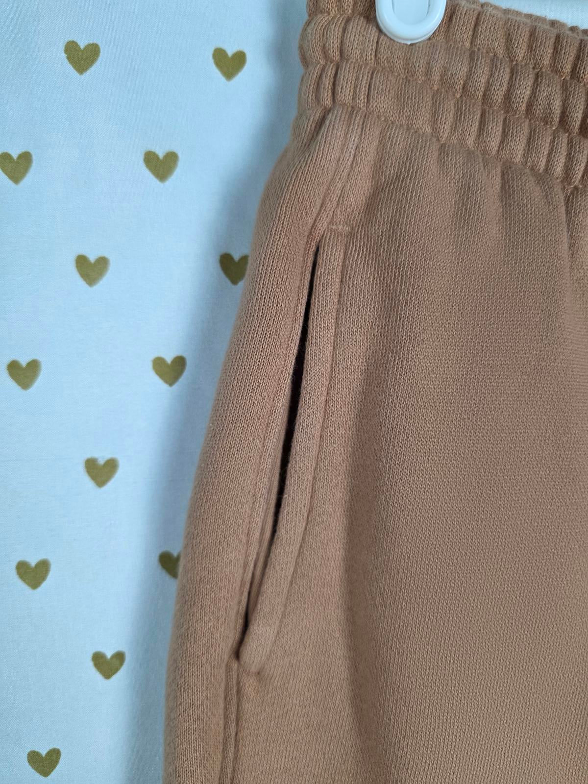 Victorias Secret Pink Brown NWT SET Hoodie Jacket Flared Sweatpants Medium large
